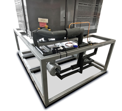 5 ton commercial water chiller connections detail
