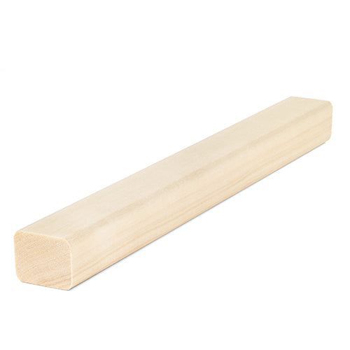 PROSAUNAS Aspen 2x2 (28mm x 36mm) S4SEE SHP - Sauna Wood, Smooth 4 Sides, Eased Edges, Trim Moulding, SHP Profile