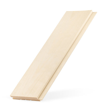 PROSAUNAS Aspen 1x5 (15mm x 120mm) T&G STS4 - Sauna Wood, Tongue & Groove, STS4 Profile, Nickel-Gap, Wall Material — view 2