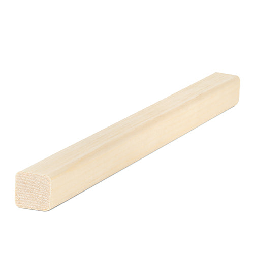 PROSAUNAS Aspen 2x2 (28mm x 28mm) S4SEE SHP - Sauna Wood, Smooth 4 Sides, Eased Edges, Trim Moulding, SHP Profile