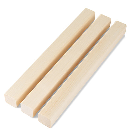 PROSAUNAS Aspen 2x2 (28mm x 28mm) S4SEE SHP - Sauna Wood, Smooth 4 Sides, Eased Edges, Trim Moulding, SHP Profile — view 3