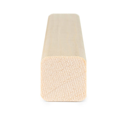 PROSAUNAS Aspen 2x2 (28mm x 28mm) S4SEE SHP - Sauna Wood, Smooth 4 Sides, Eased Edges, Trim Moulding, SHP Profile — view 4
