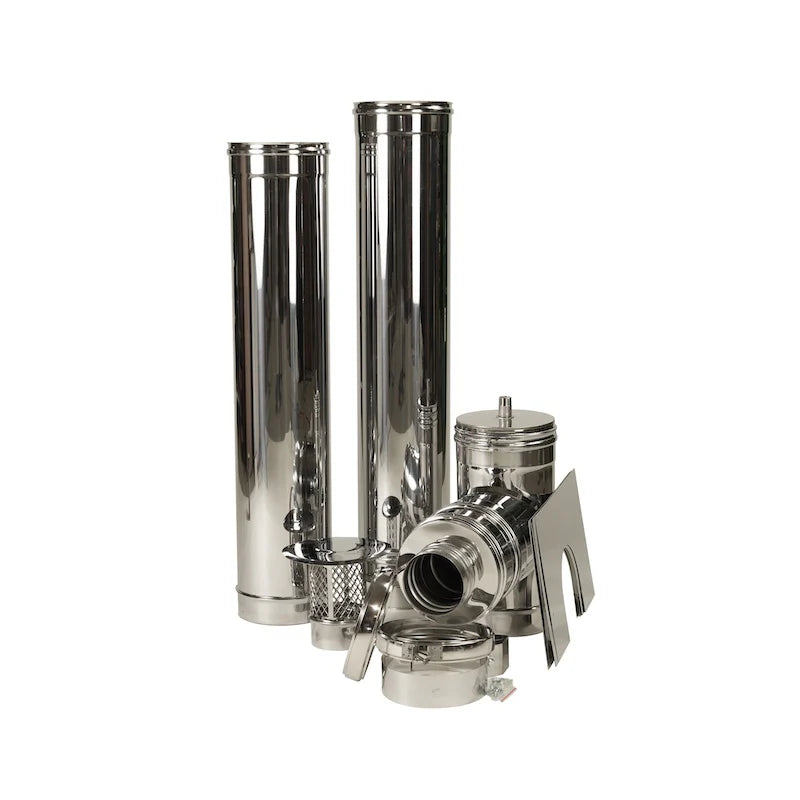Canadian Timber Chimney Kit, side and back exit