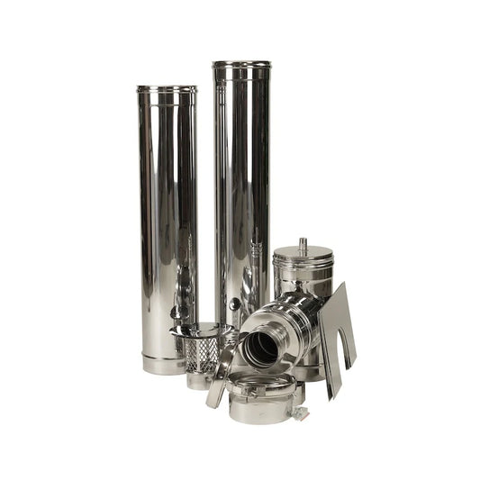 Canadian Timber Chimney Kit, side and back exit