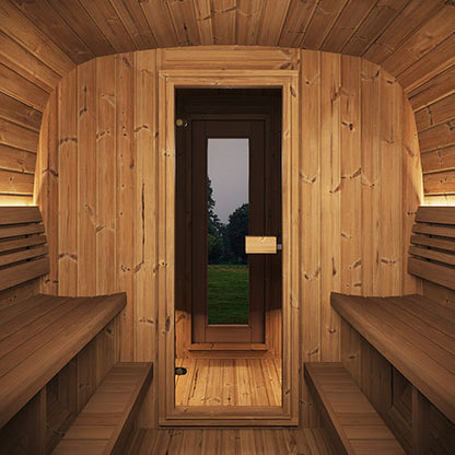 SaunaLife Model CL12GCPB black Cube Luxury sauna suite