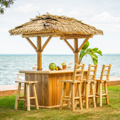 Canadian Timber Tropical Paradise Tiki Bar — view 1
