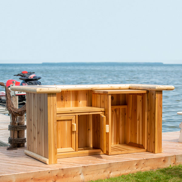 Canadian Timber Tropical Paradise Tiki Bar — view 5
