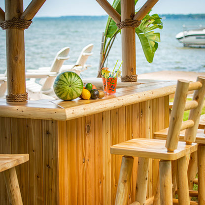 Canadian Timber Tropical Paradise Tiki Bar — view 7