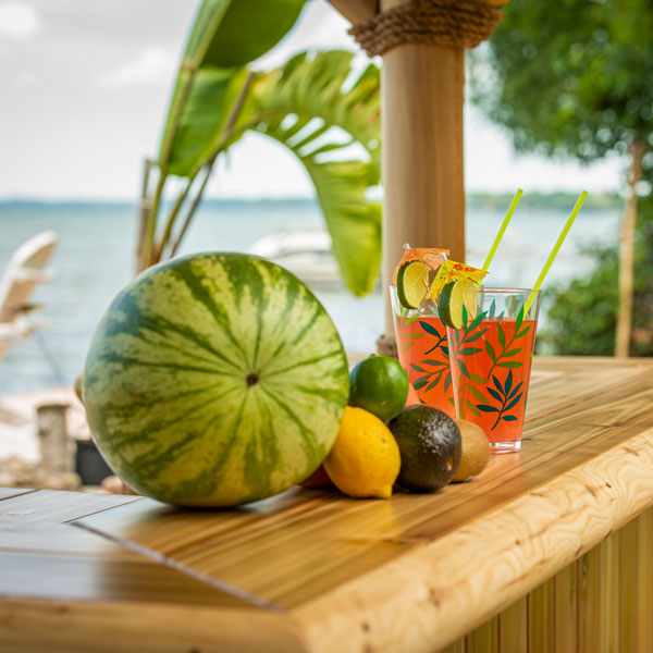 Canadian Timber Tropical Paradise Tiki Bar — view 9