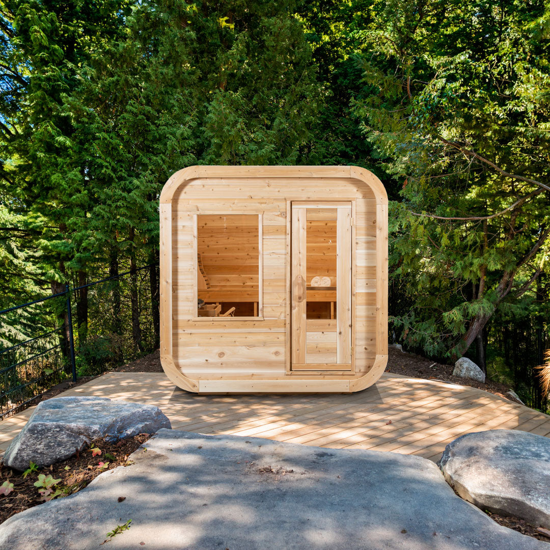 Canadian Timber Luna 4-6 Person Outdoor Sauna — view 4