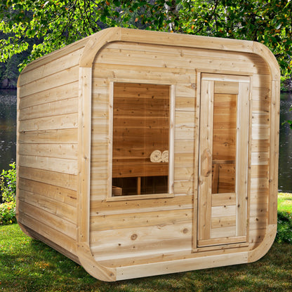 Canadian Timber Luna 4-6 Person Outdoor Sauna — view 5