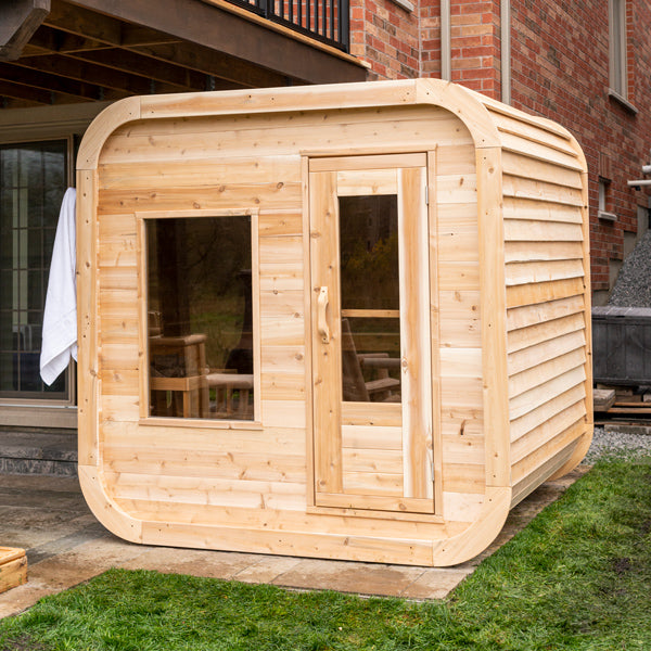 Canadian Timber Luna 4-6 Person Outdoor Sauna — view 6