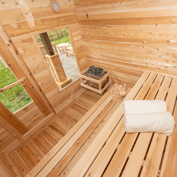 Canadian Timber Luna 4-6 Person Outdoor Sauna — view 2