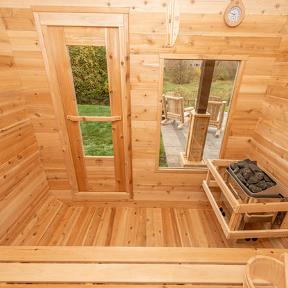 Canadian Timber Luna 4-6 Person Outdoor Sauna — view 3