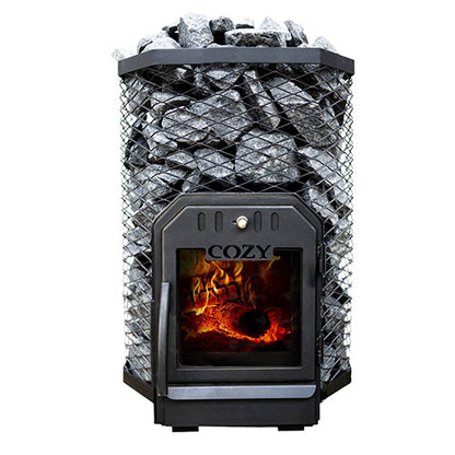 Cozy Heat Sauna Stove - Wood-Burning Sauna Stove, Up to 18kW