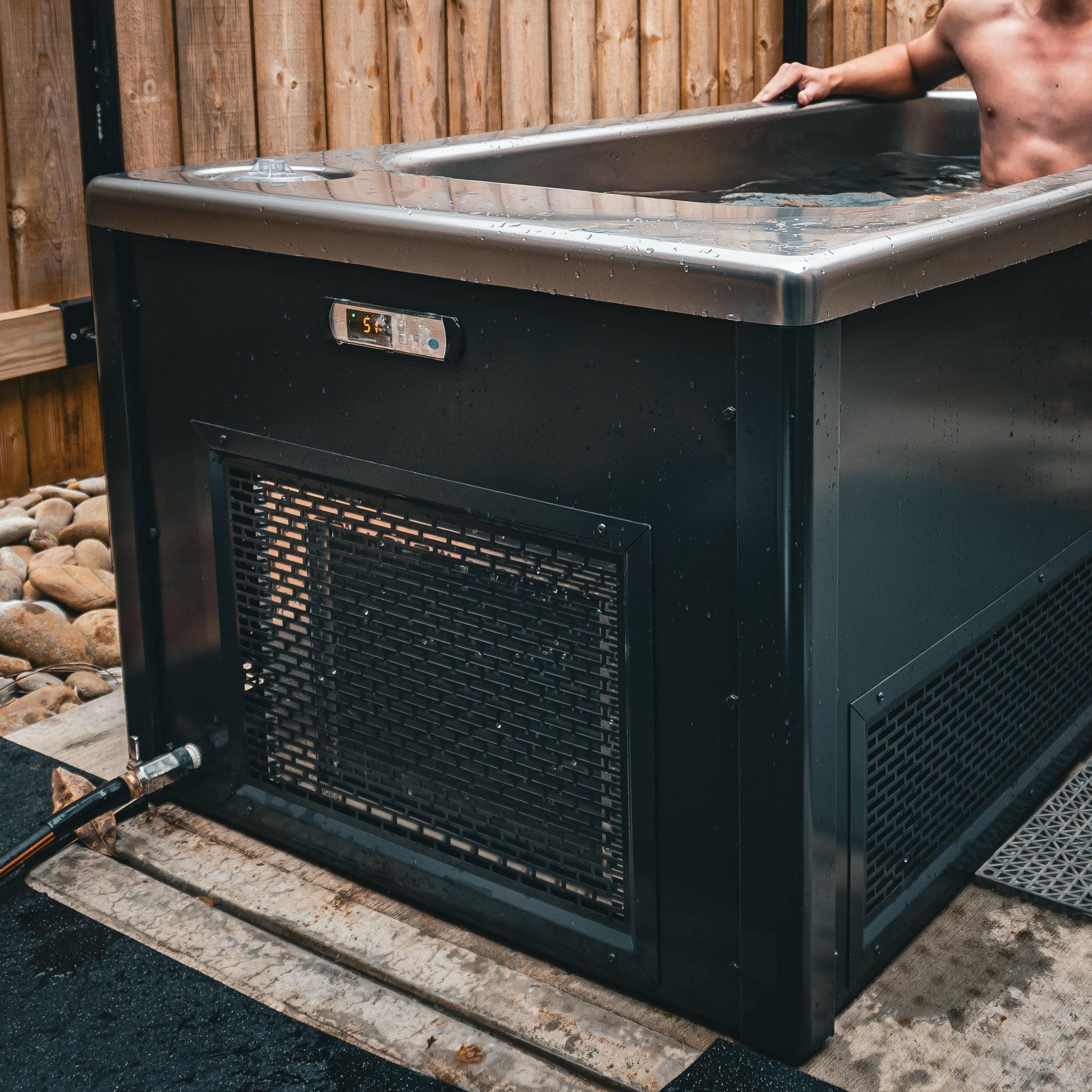 Beyond Cold Summit cold plunge stainless interior