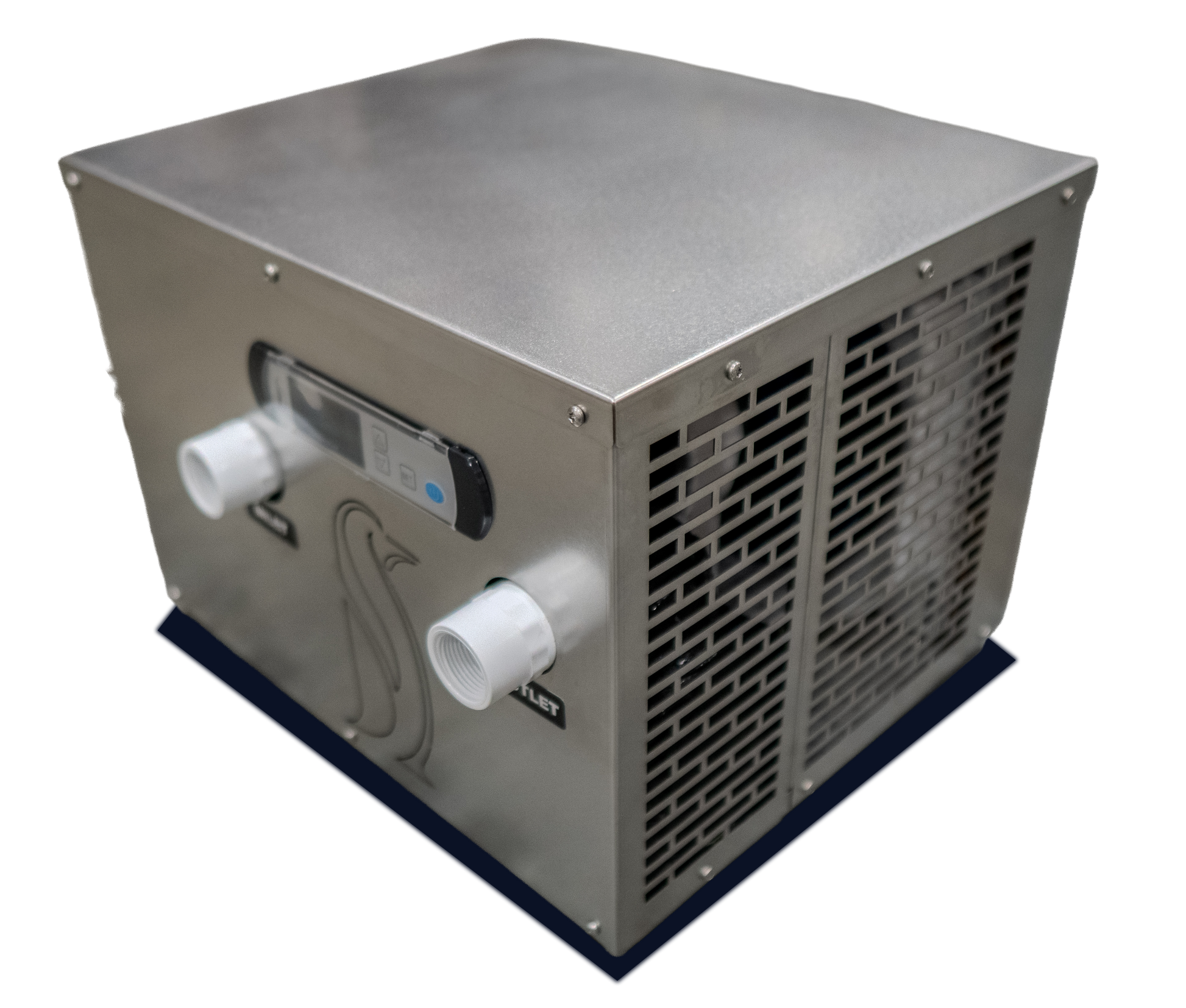 Outdoor water chiller stainless steel exterior