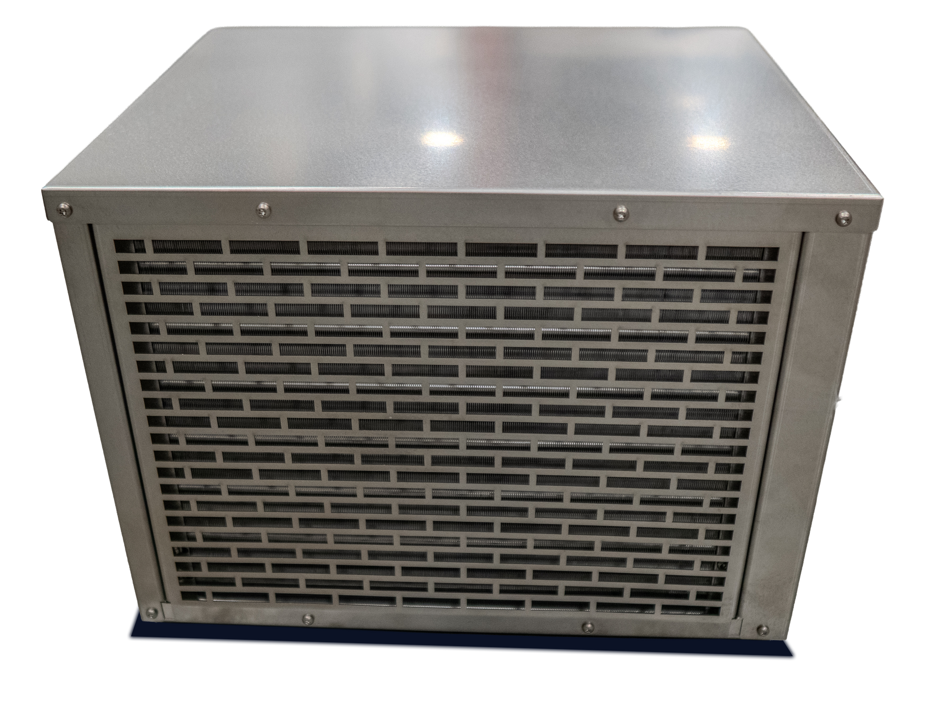 Outdoor water chiller rear connections