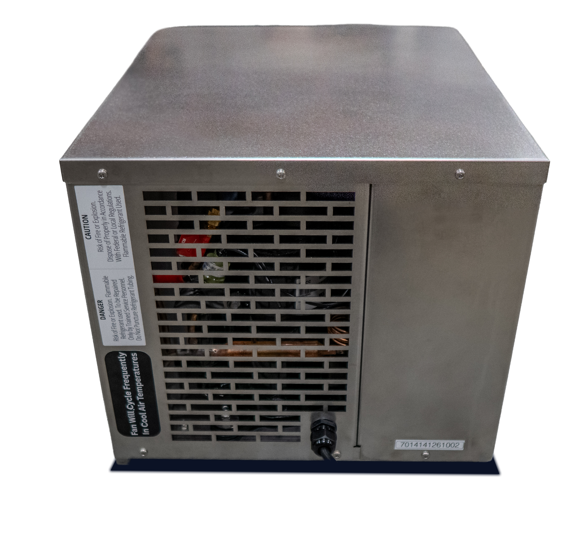 Outdoor water chiller detail view