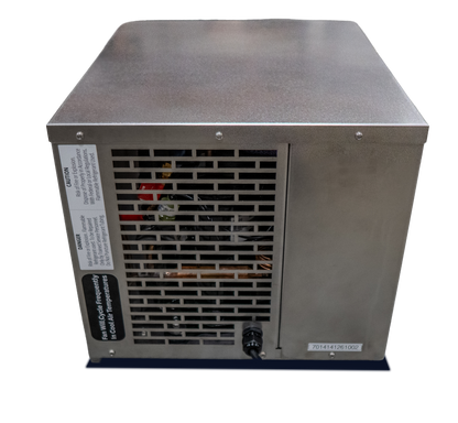 Outdoor water chiller detail view