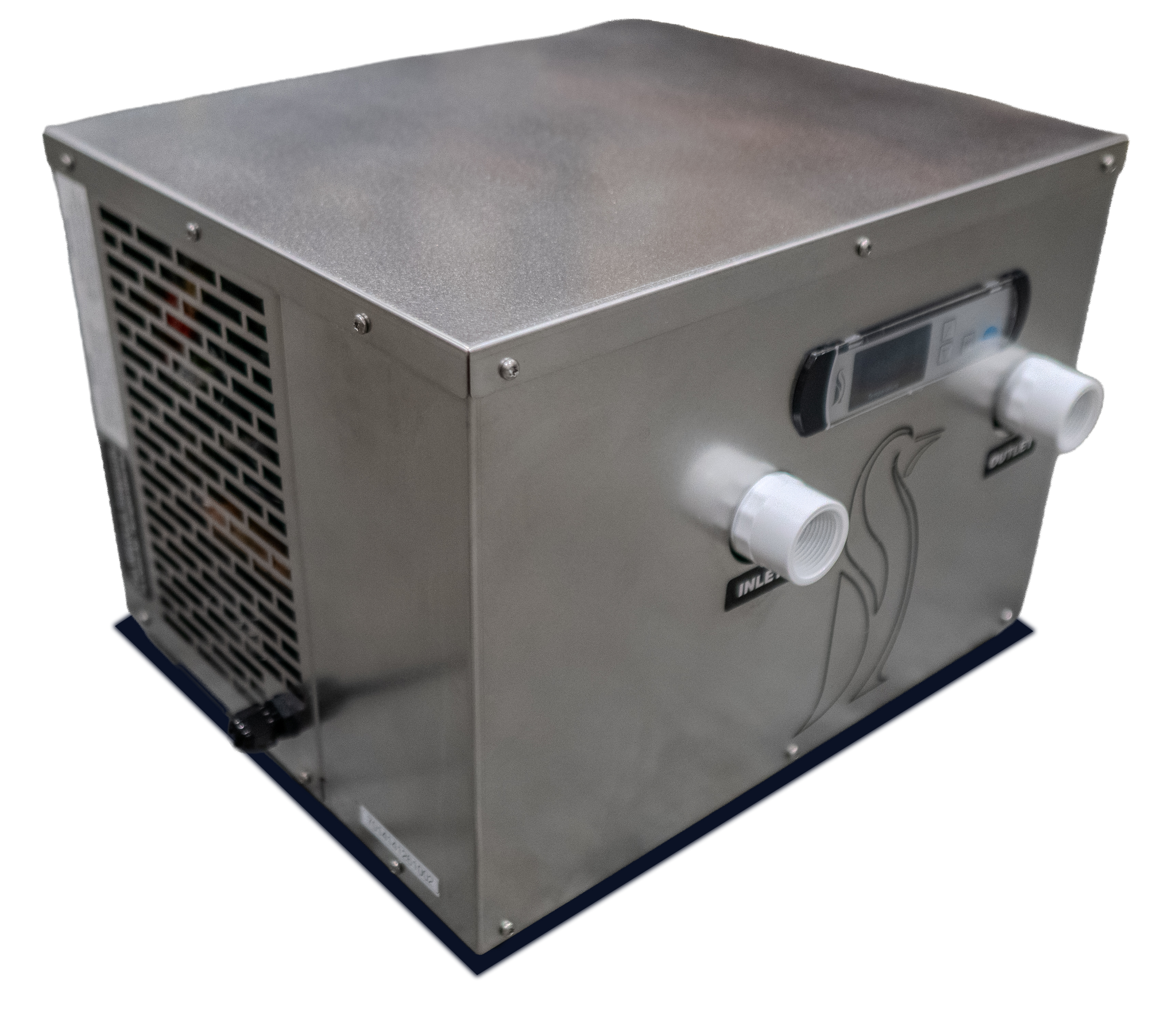 Outdoor water chiller top view