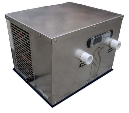 Outdoor water chiller top view