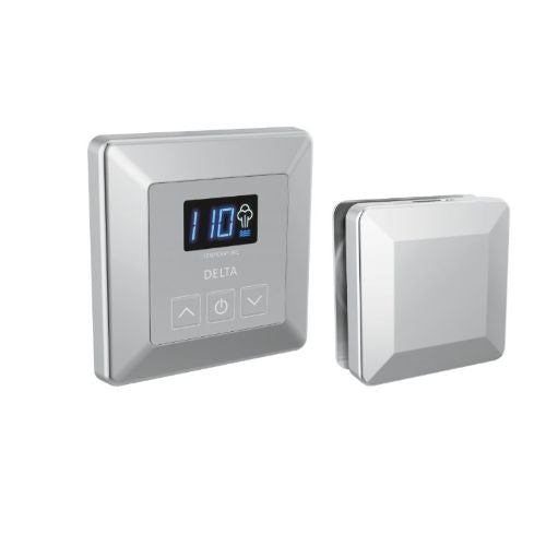 Delta SimpleSteam Square Control Package - SimpleSteam™&nbsp;Control And Steam Head, Square