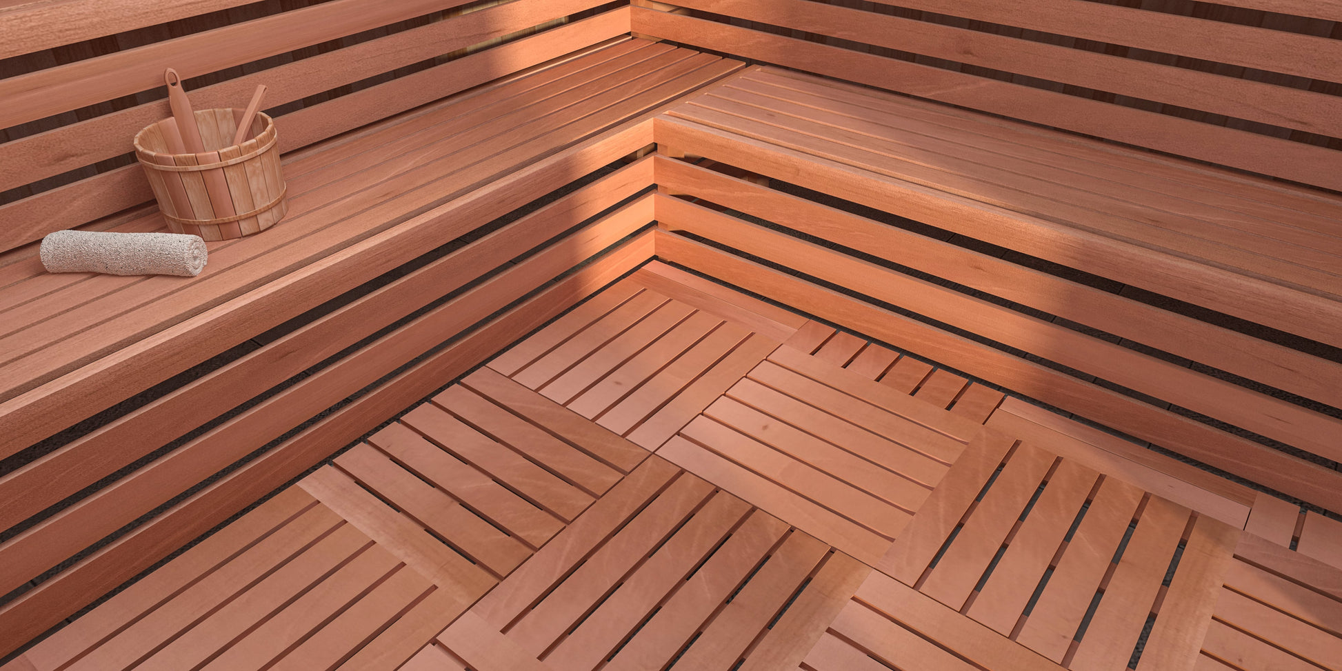 Scandia Duck-Board Flooring for Saunas — view 6