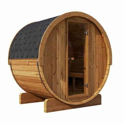 SaunaLife Ergo-series Model E6 Sauna Barrel - 3 Person Sauna