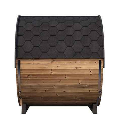 SaunaLife Ergo Elegance-series Model EE8G - 6 Person Sauna Barrel with glass front