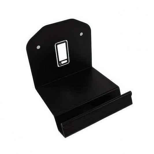 EOS Cell Phone Mount - Mobile Device Rack, Wall-Mount, Black