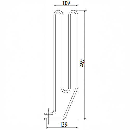 EOS SPARE MYTHOS HEATER ELEMENT, 7.5KW, 240V, 1250W