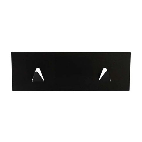 EOS Towel & Robe Rack - Towel & Robe Hooks, Wall-Mount, Black