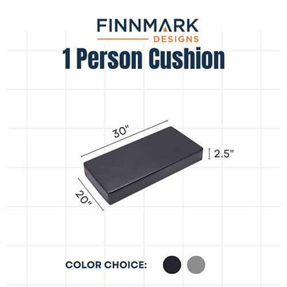 Finnmark FD-1 Sauna Cushion - Sauna Cushion,1 Person, Marine Grade Vinyl