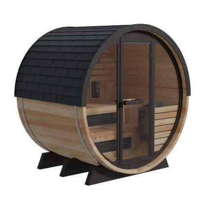 Finnmark Thermo-Aspen Combination Barrel Sauna FD-7 - 4 Person