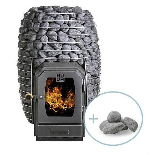 HUUM HIVE Wood 17ST Pkg - HIVE Wood Series 17kW Sauna Heater Package