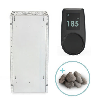 HUUM CORE BK/ST Pkg - CORE Series Sauna Heater Package, Customizable Exterior, Up to 10.5kW