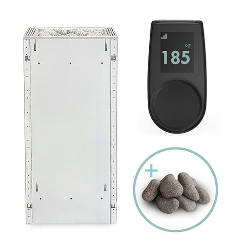 HUUM CORE BK/ST Pkg - CORE Series Sauna Heater Package, Customizable Exterior, Up to 10.5kW