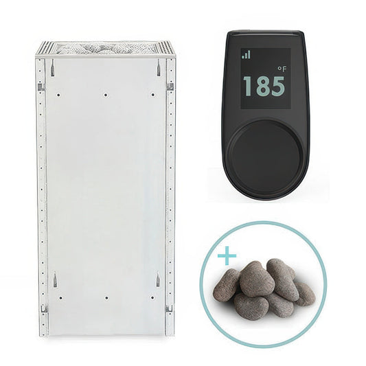 HUUM CORE BK/ST Pkg - CORE Series Sauna Heater Package, Customizable Exterior, Up to 10.5kW