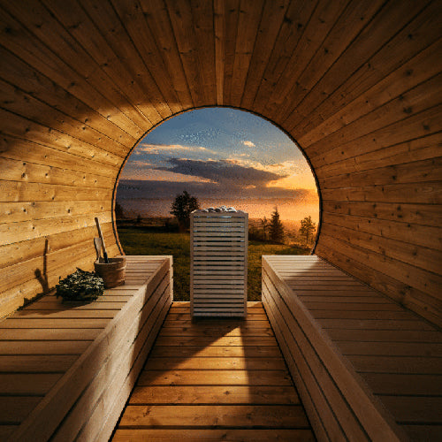 HUUM CORE Thermo-Aspen - CORE Series Sauna Heater, Thermo-Aspen Wood Exterior, Up to 10.5kW — view 2