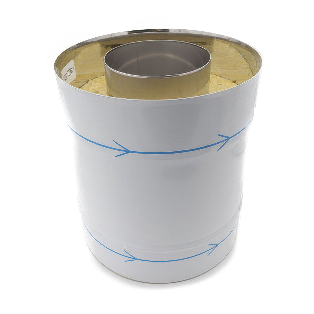 HUUM Double-Wall Straight Pipe, 0.25m