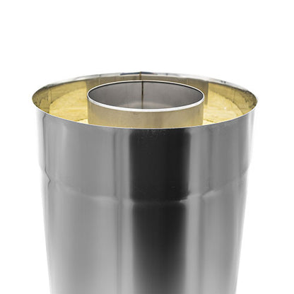 HUUM Double-Wall Straight Pipe. 0.5m — view 2