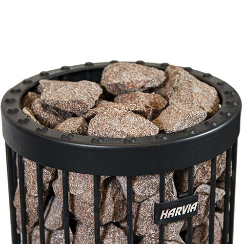 Harvia Elite Pro Heavy-Duty Sauna Heater Stones, Split-Face, 5-10cm — view 2