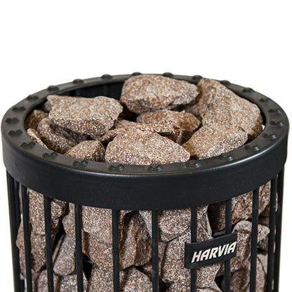 Harvia Elite Pro Heavy-Duty Sauna Heater Stones, Split-Face, 5-10cm — view 2