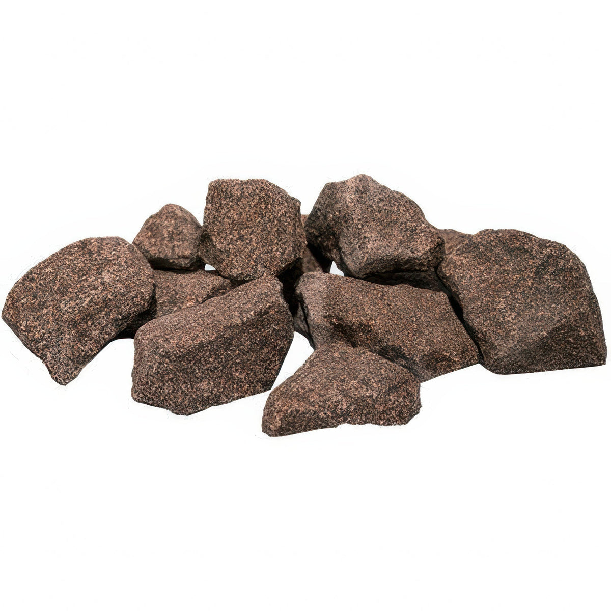 Harvia Elite Pro Heavy-Duty Sauna Heater Stones, Split-Face, 5-10cm