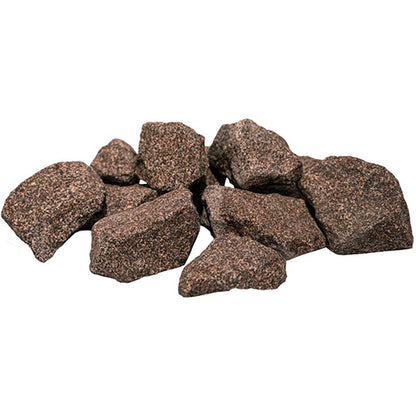 Harvia Elite Pro Heavy-Duty Sauna Heater Stones, Split-Face, 5-10cm