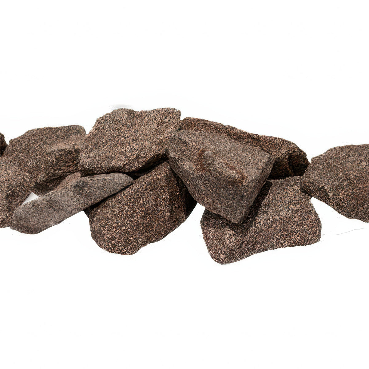 Harvia Elite Pro Heavy-Duty Sauna Heater Stones, Split-Face, 10-15cm
