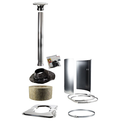 Harvia WHP-AS - Chimney Tilted Accessory Kit, Stainless Steel