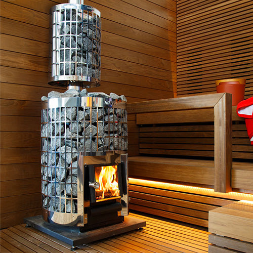 Harvia Cilindro 16 - Cilindro Series 16kW Wood-Burning Sauna Stove — view 2
