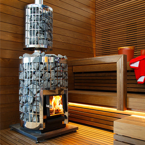 Harvia Cilindro 20 - Cilindro Series 17kW Wood-Burning Sauna Stove — view 2